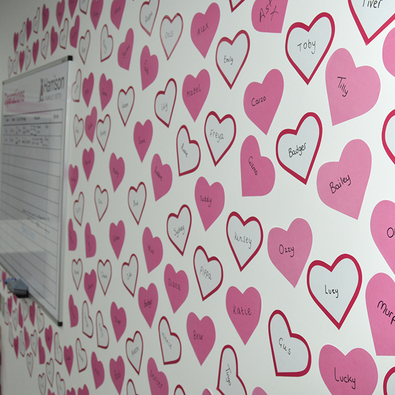 Heart Wall Stickers